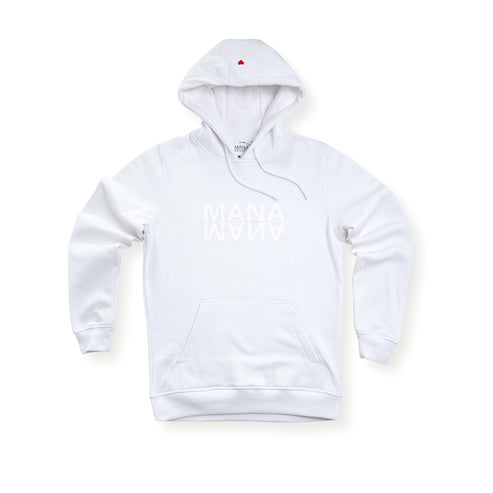 Women's 3D Logo Hoodie White